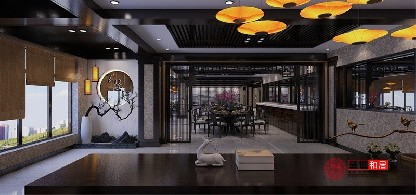 合肥800平米新中式飯店設計裝修案例